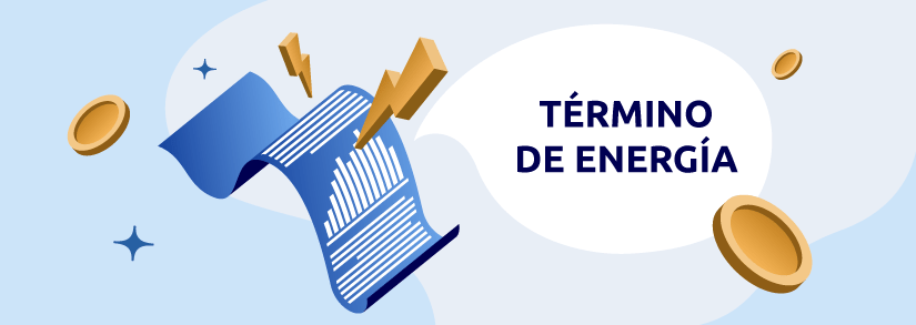 Factura de luz con el desglose del término de energía